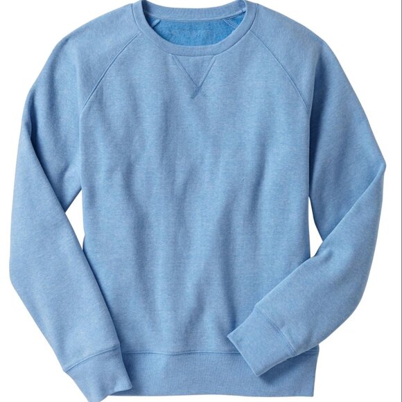 GAP Other - GAP Brushed Fleece Raglan Sweatshirt, Iconic Blue, Mens XL, EUC